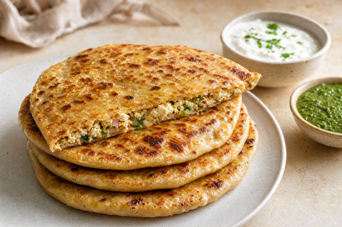 Stuffed Paneer Paratha